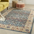 thumbnail image 1 of Nourison Revel Traditional Persian Blue Ivory 4' x 6' Area Rug, (4' x 6'), 1 of 9