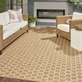 thumbnail image 1 of Nourison Reversible Indoor Outdoor 9' x 12' Natural Modern Rug, 1 of 10