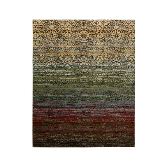 Nourison Rhapsody Multicolor Area Rug RH002 9'9" x 13'