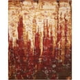 thumbnail image 1 of Nourison Rhapsody Area Rug, Gold/Garnet, 7'9" x 9'9", 1 of 4