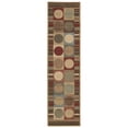 thumbnail image 1 of Nourison  Rhythm RST80 Area Rug 1'11" x 7'6" Runner Latex Free Polyester,Synthetic,Acrylic Geometric 8' Runner Indoor,Runner Red, 1 of 5