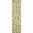 thumbnail image 1 of Nourison  Riviera RI03 Wool Area Rug Brown, Yellow 2'3" x 8' Runner Latex Free Silk, Synthetic, Wool Abstract 8' Runner Runner, Indoor Entryway,, 1 of 4