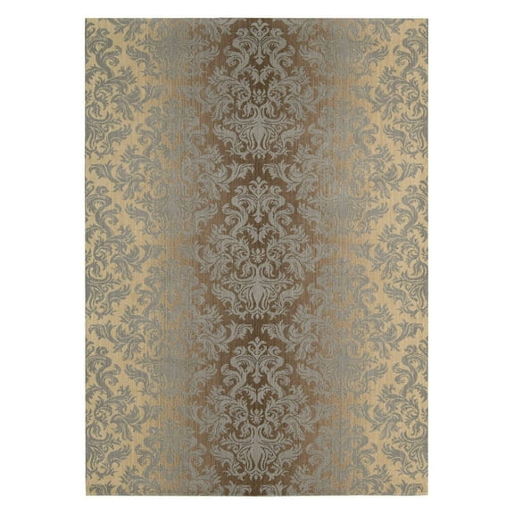 Nourison Riviera Mocha Beige Area Rug Mocha Beige 7'9" x 10'10"
