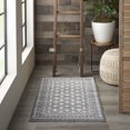 thumbnail image 1 of Nourison Royal Moroccan Bohemian Charcoal/Silver 2'2" x 3'9" Area Rug, (2x4), 1 of 9