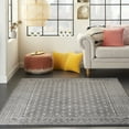 thumbnail image 1 of Nourison Royal Moroccan Bohemian Charcoal/Silver 5'3" x 7'3" Area Rug, (5x7), 1 of 9