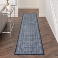 thumbnail image 1 of Nourison Royal Moroccan Bohemian Navy/Grey 2'3" x 12' Area Rug, (2x12), 1 of 8