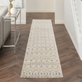 thumbnail image 1 of Nourison Royal Moroccan Farmhouse Beige Blue 2'3" x 12' Area Rug, (2x12), 1 of 8