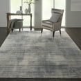 thumbnail image 1 of Nourison Rustic Textures Abstract Blue/Ivory 9'3" x 12'9" Area Rug, (9x13), 1 of 8