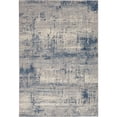 thumbnail image 1 of Nourison Rustic Textures Abstract Ivory/Blue 3'11" x 5'11" Area Rug, (4x6), 1 of 8