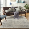 thumbnail image 1 of Nourison Rustic Textures Abstract Ivory/Blue 5'3" x 7'3" Area Rug, (5x7), 1 of 8