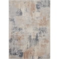 thumbnail image 1 of Nourison Rustic Textures Contemporary Abstract Indoor Area Rug Beige/Grey 5'3" x 7'3", 1 of 7
