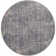 thumbnail image 1 of Nourison Rustic Textures Contemporary Indoor Area Rug Grey/Beige 5'3" x round, 1 of 8