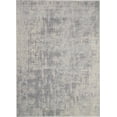 thumbnail image 1 of Nourison Rustic Textures Modern Abstract Ivory/Silver 7'10" x 10'6" Area Rug, (8' x 11'), 1 of 9