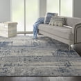 thumbnail image 1 of Nourison Rustic Textures Modern Artistic Ivory/Blue 7'10" x 10'6" Area Rug, (8' x 11'), 1 of 8