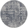 thumbnail image 1 of Nourison Rustic Textures Painterly Indoor Rug Grey 5'3" x Round, 1 of 8
