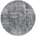 thumbnail image 1 of Nourison Rustic Textures Painterly Indoor Rug Grey 7’10” x Round, 1 of 10