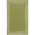 thumbnail image 1 of Nourison  Sandy Indoor / Outdoor Solid Area Rug Green/Ivory 3' x 5' 3' x 5' Green Rectangle, 1 of 5