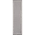 thumbnail image 1 of Nourison  Sandy Indoor / Outdoor Solid Area Rug Grey/Ivory 2'2"x7'6" 8' Runner Grey Runner, 1 of 5
