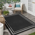 thumbnail image 1 of Nourison  Sandy Indoor / Outdoor Solid Area Rug Ivory/Gold 2' x 6' 6' Runner Blue Runner, 1 of 5