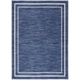 thumbnail image 1 of Nourison  Sandy Indoor / Outdoor Solid Area Rug Navy/Ivory 5' x 7' 5' x 8' Blue Rectangle, 1 of 5