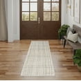 thumbnail image 1 of Nourison Santa Cruz Abstract Ivory Grey 2'2" x 7'6 Area Rug (2x8), 1 of 7