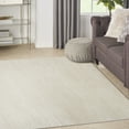 thumbnail image 1 of Nourison Santa Cruz Abstract Ivory Grey 5'3" x 7'3" Area Rug (5x7), 1 of 8