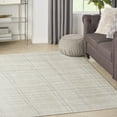 thumbnail image 1 of Nourison Santa Cruz Abstract Ivory Grey 5'3" x 7'3" Area Rug (5x7), 1 of 8