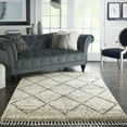 thumbnail image 1 of Nourison Scandinavian Shag Shag Silver Grey 5'3" x 7'9" Area Rug, (5x8), 1 of 9
