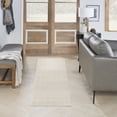thumbnail image 1 of Nourison Serenity Home 2'2" x 6' Ivory Cream Modern Indoor Rug, 1 of 7