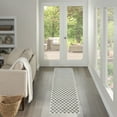 thumbnail image 1 of Nourison Serenity Home 2'2" x 7'6 Ivory Blue Modern Indoor Rug, 1 of 7