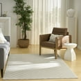 thumbnail image 1 of Nourison Serenity Home 6' x 9' Ivory Modern Indoor Rug, 1 of 8