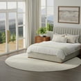 thumbnail image 1 of Nourison Serenity Home 8' x Round Ivory Cream Modern Indoor Rug, 1 of 8