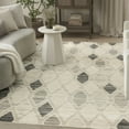 thumbnail image 1 of Nourison Serenity Home 9' x 12' Beige Grey Modern Indoor Rug, 1 of 8