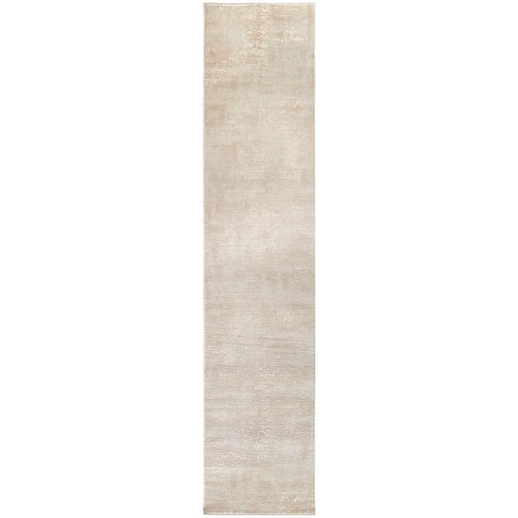 Nourison Serenity Home Abstract Indoor Area Rug Ivory 2'2" x 7'6
