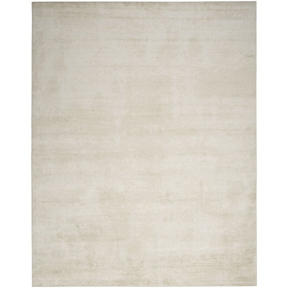 Nourison Serenity Home Abstract Indoor Area Rug Ivory 9'x12'