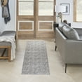 thumbnail image 1 of Nourison Serenity Home Geometric Blue Ivory 2'2" x 7'6 Area Rug (2x8), 1 of 8