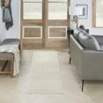 thumbnail image 1 of Nourison Serenity Home Geometric Ivory Cream 2'2" x 7'6 Area Rug (2x8), 1 of 8