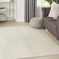 thumbnail image 1 of Nourison Serenity Home Geometric Ivory Cream 3'11" x 5'11" Area Rug (4x6), 1 of 8