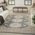 thumbnail image 1 of Nourison Serenity Home Vintage Ivory Blue 9' x 12' Area Rug (9x12), 1 of 8