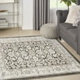 thumbnail image 1 of Nourison Serenity Home Vintage Ivory Grey Blue 3'11" x 5'11" Area Rug (4x6), 1 of 8