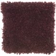 thumbnail image 1 of Nourison Shag Solid Purple Decorative Throw Pillow , 1'5" x 1'5", 1 of 2