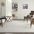 thumbnail image 1 of Nourison Shangri-La Solid Shag Ivory 8' x 10' Area Rug, (8' x 10'), 1 of 9