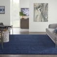 thumbnail image 1 of Nourison Shangri-La Solid Shag Navy 8' x 10' Area Rug, (8' x 10'), 1 of 9
