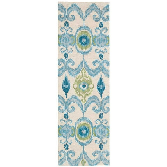 Nourison Siam Ivory Area Rug SIA07 2'3"X7'6"