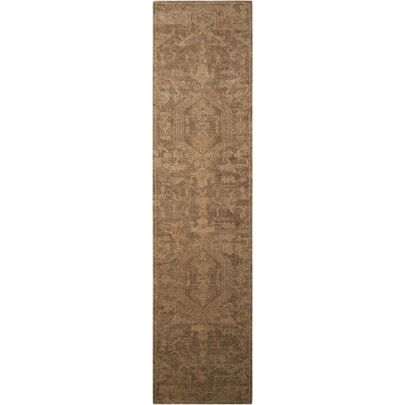 Nourison Silken Allure Taupe Area Rug