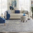thumbnail image 1 of Nourison Silken Weave Floral Blue/Grey 10' x 13'4" Area Rug, (10x13), 1 of 8