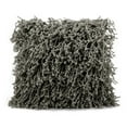 thumbnail image 1 of Nourison Skinny Fugga Shag Decorative Throw Pillow, 20" x 20", Silver, 1 of 3