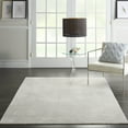 thumbnail image 1 of Nourison Sleek Textures Abstract Ivory/Grey 5'3" x 7'3" Area Rug, (5x7), 1 of 8