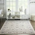 thumbnail image 1 of Nourison Sleek Textures Traditional Ivory 3'11" x 5'11" Area Rug, (4x6), 1 of 8