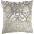 thumbnail image 1 of Nourison Sofia Foil Print Birds Grey Decorative Throw Pillow , 20"X20", 1 of 5